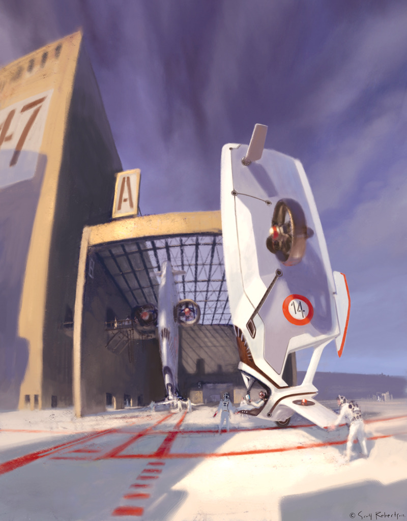 Illustration for article titled The awesome spaceship and vehicle concepts of Scott Robertson